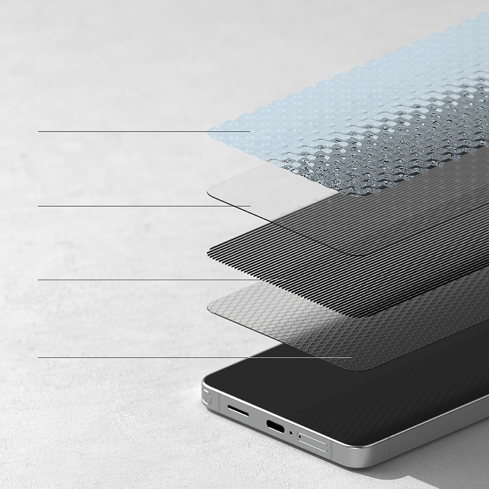 Ochranná fólia na displej Ringke Easy Slide pre Samsung Galaxy S26 Ultra, Tvrdené sklo, Full Glue, Sada 2 kusy, Čierna