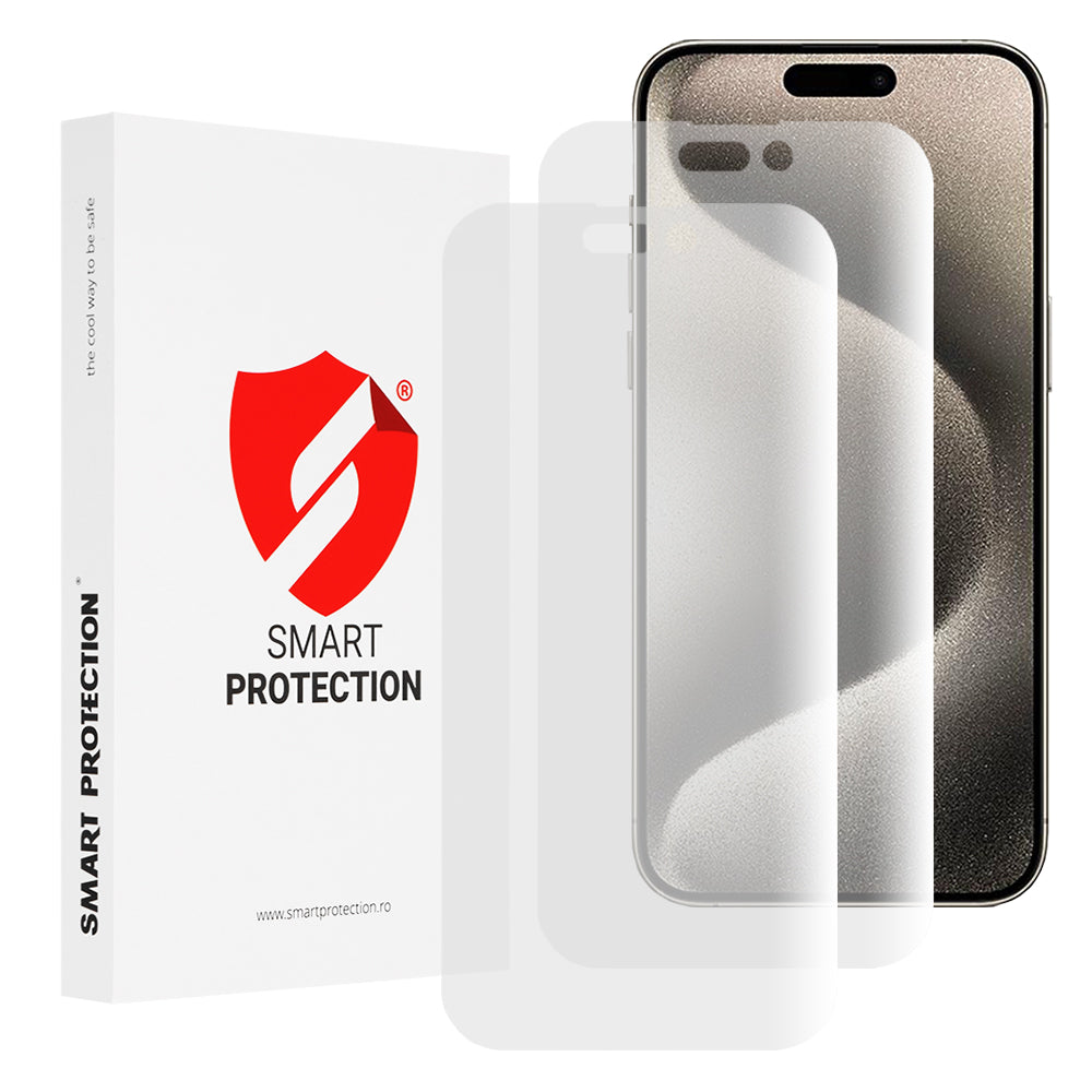 Ochranná fólia na displej Smart Protection Premium Classic pre Apple iPhone 15 Pro Max, plast, sada 2 kusy