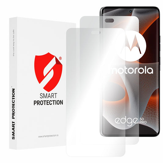 Ochranná fólia na displej Smart Protection Premium Classic pre Motorola Edge 50 Pro, plast, sada 2 kusy