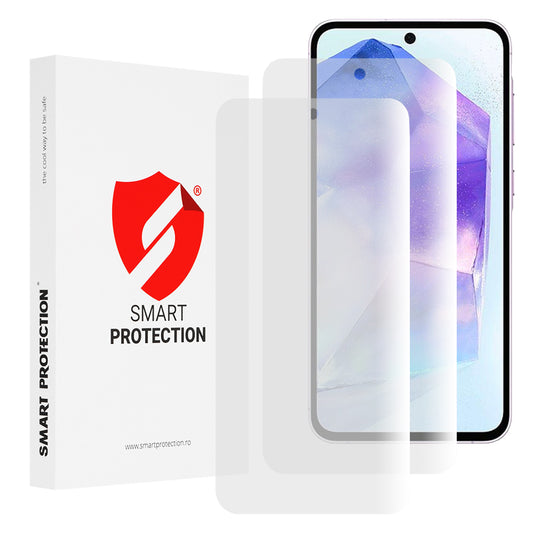 Ochranná fólia na displej Smart Protection Premium Classic pre Samsung Galaxy M35 / A55 5G A556 / A35 5G A356, plast, sada 2 kusy