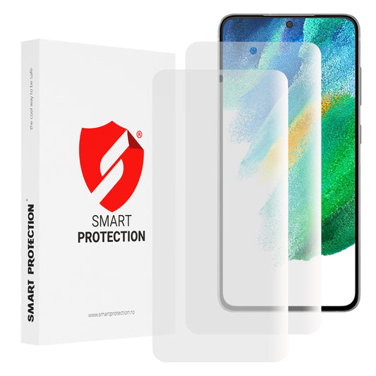 Ochranná fólia na displej Smart Protection Premium Classic pre Samsung Galaxy S21 FE 5G G990, plast, sada 2 kusy