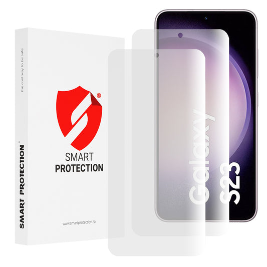 Ochranná fólia na displej Smart Protection Premium Classic pre Samsung Galaxy S23 S911, plast, sada 2 kusy