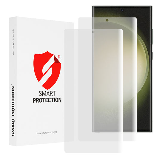 Ochranná fólia na displej Smart Protection Premium Classic pre Samsung Galaxy S23 Ultra S918, plast, sada 2 kusy