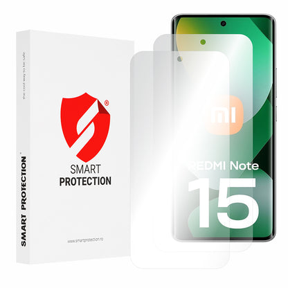Ochranná fólia Smart Protection Premium Classic pre Xiaomi Redmi Note 15 4G, Plast, Sada 2 kusy