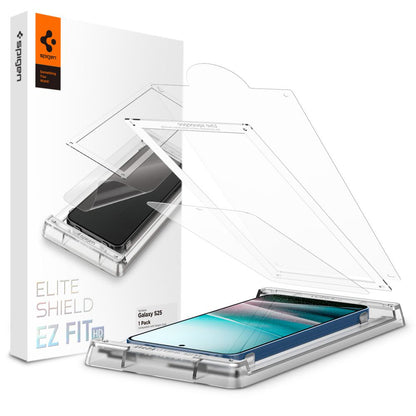 Ochranná fólia na displej Spigen Elite Shield EZ FIT HD pre Samsung Galaxy S25+ S936, Plast AFL09087