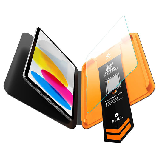 Ochranná fólia na obrazovku Spigen GlastR Align Master T pre Apple iPad (2025) / (2022), tvrdené sklo, Full Glue AGL11698
