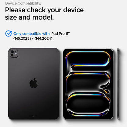 Ochranná fólia na obrazovku Spigen GlastR Align Master T pre Apple iPad Pro 11 (2025) / Pro 11 (2024), tvrdené sklo, plné lepidlo AGL11699