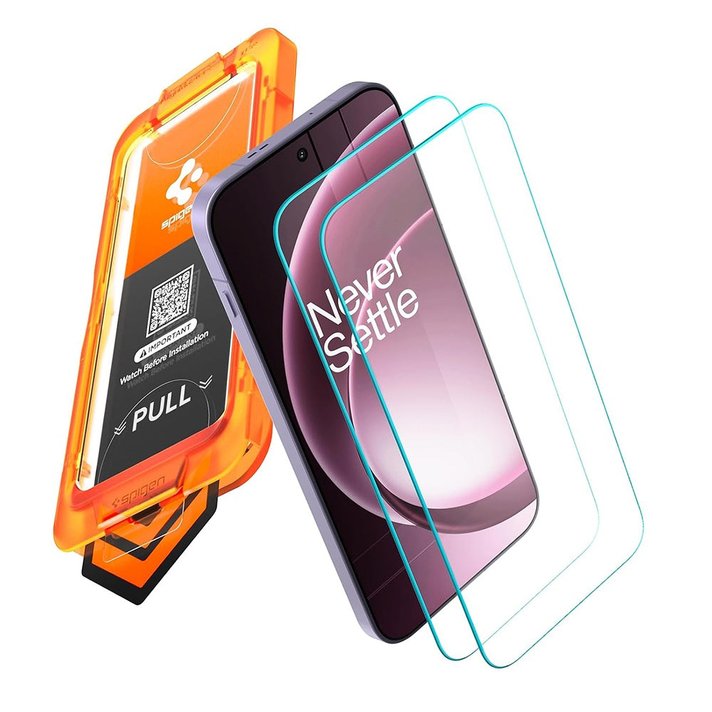Ochranná fólia na displej Spigen GlastR AlignMaster S pre OnePlus 15, tvrdené sklo, plné lepidlo, sada 2 kusov AGL11333