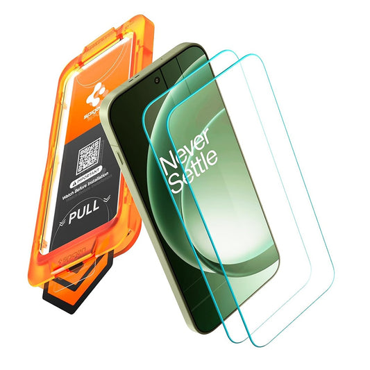 Ochranná fólia na displej Spigen GlastR AlignMaster S pre OnePlus 15R, tvrdené sklo, plné lepidlo, sada 2 kusov AGL11398