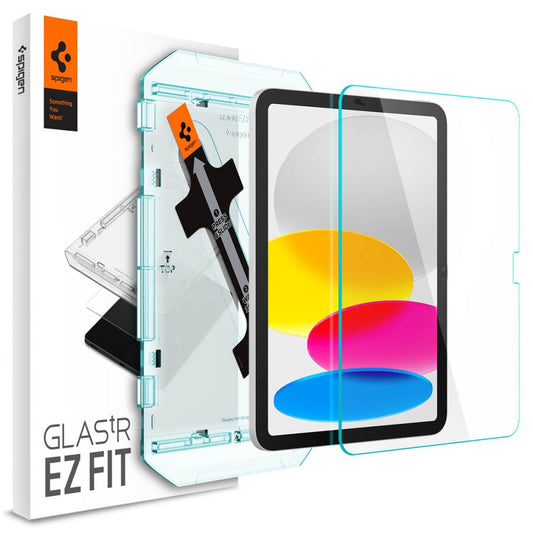 Ochranná fólia na obrazovku Spigen GlastR EZ FIT pre Apple iPad (2025) / (2022), tvrdené sklo, Full Glue AGL05554