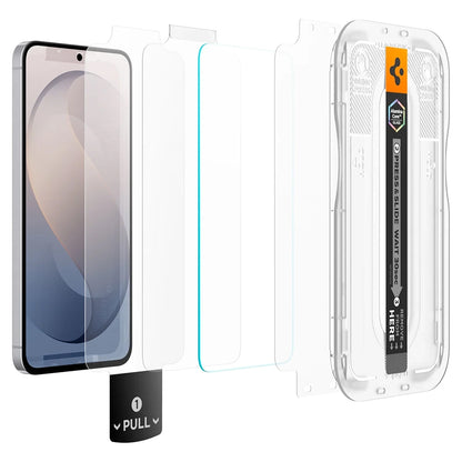 Ochranná fólia na displej Spigen GlastR EZ FIT Pro HD pre Samsung Galaxy S26 FE S741, tvrdené sklo, Full Glue AGL11996