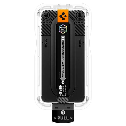 Ochranná fólia na displej Spigen GlastR EZ FIT Pro HD pre Samsung Galaxy S26 FE S741, tvrdené sklo, Full Glue AGL11996