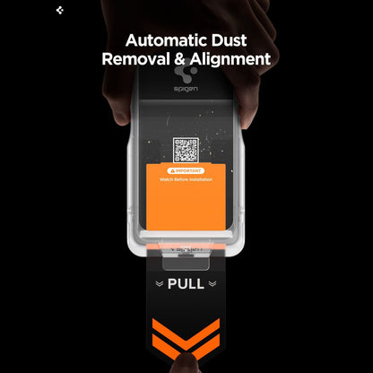 Ochranná fólia na displej Spigen GlastR EZ FIT Pro HD pre Samsung Galaxy S26 Ultra S948, Kalené sklo, Full Glue, Sada 2 kusy AGL11072