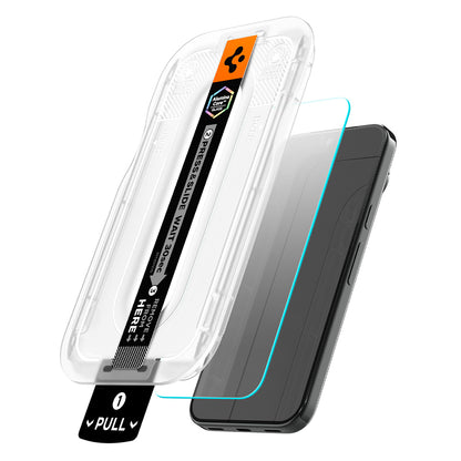 Ochranná fólia na displej Spigen GlastR EZ FIT Pro pre Google Pixel 11 Pro XL, tvrdené sklo, plné lepidlo, sada 2 kusy AGL11485