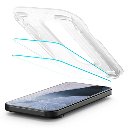 Ochranná fólia na displej Spigen GlastR EZ FIT Pro pre Google Pixel 11 Pro XL, tvrdené sklo, plné lepidlo, sada 2 kusy AGL11485