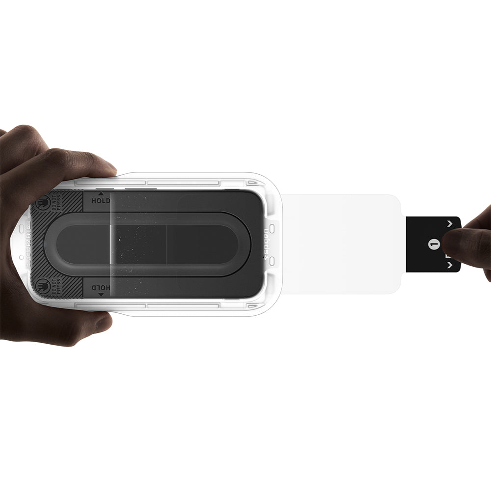 Ochranná fólia na displej Spigen GlastR EZ FIT Pro pre Google Pixel 11 Pro XL, tvrdené sklo, plné lepidlo, sada 2 kusy AGL11485