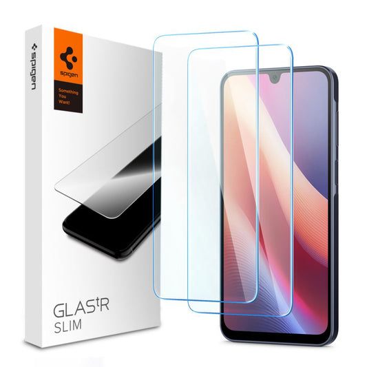 Ochranná fólia na displej Spigen GlastR Slim pre Samsung Galaxy A26 A266 / A16 5G A166 / A16 4G A165, Kalené sklo, Full Glue, Sada 2 kusy