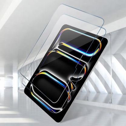 Ochranná fólia na displej Techsuit ArmorGlass CrystalHD pre Apple iPad (2025) / (2022), Kalené sklo, Full Glue, Sada 2 kusy