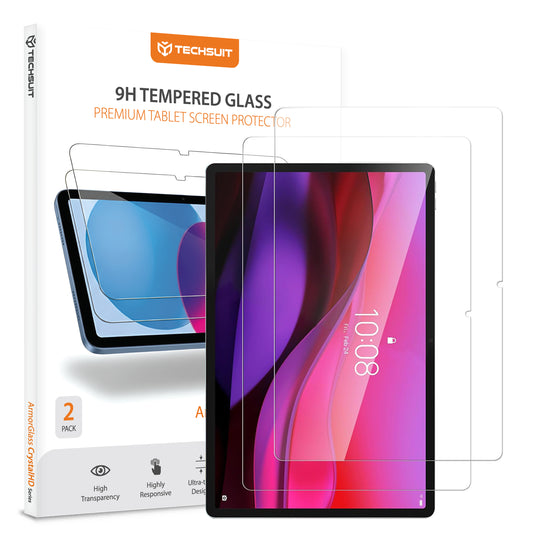 Ochranná fólia na displej Techsuit ArmorGlass CrystalHD pre Lenovo Yoga Tab Plus, Kalené sklo, Full Glue, Sada 2 kusy