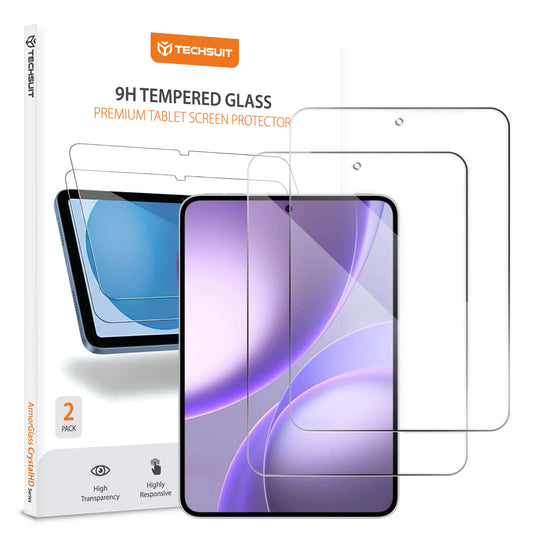 Ochranná fólia na obrazovku Techsuit ArmorGlass CrystalHD pre Oppo Pad Mini, tvrdené sklo, plné lepidlo, sada 2 kusy