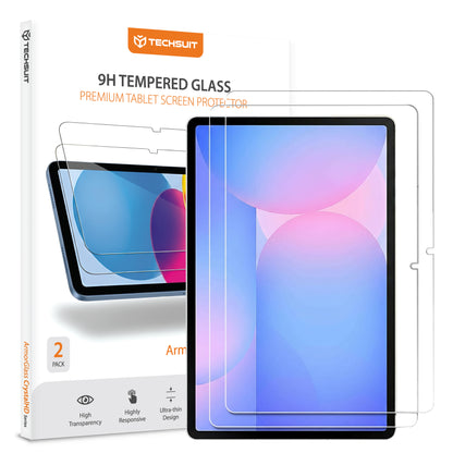 Ochranná fólia na displej Techsuit ArmorGlass CrystalHD pre Samsung Galaxy Tab S10 FE+, Kalené sklo, Full Glue, Sada 2 kusy.