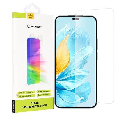 Techsuit Clear Vision Screen Protector for Honor 200 Lite, Tempered Glass, Full Glue