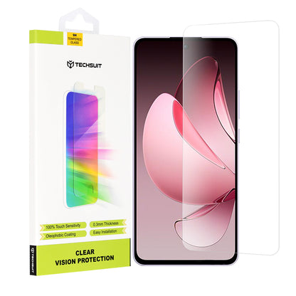 Ochranná fólia na displej Techsuit Clear Vision pre Oppo Reno13 FS 5G / Reno13 F 4G / Reno13 F, tvrdené sklo, plné lepidlo