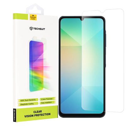 Ochranná fólia na displej Techsuit Clear Vision pre Samsung Galaxy A06 A065, tvrdené sklo, plné lepidlo