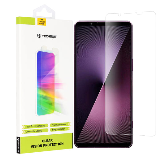Ochranná fólia na displej Techsuit Clear Vision pre Sony Xperia 1 VII, tvrdené sklo, plné lepidlo