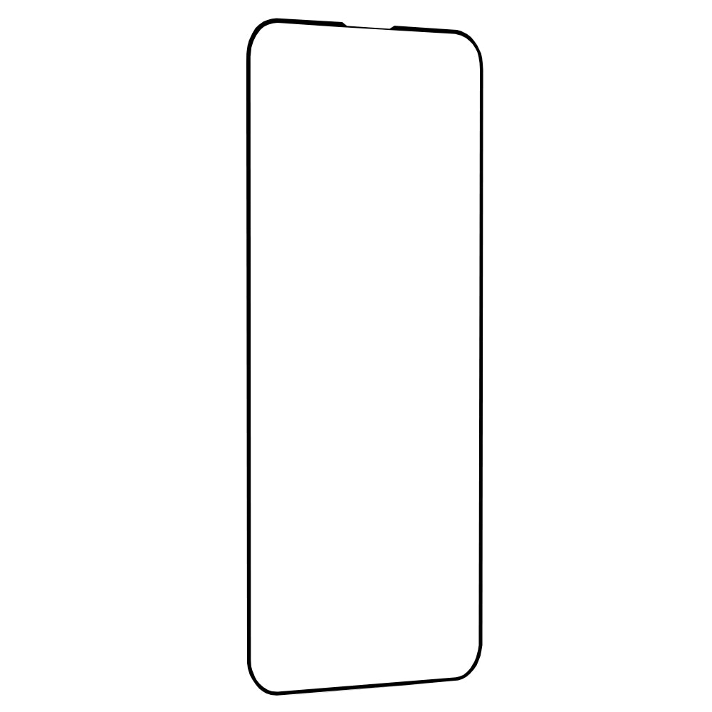 Ochranná fólia na displej Techsuit M2 pre Apple iPhone 17e / 16e / 14 / 13 Pro, tvrdené sklo, plné lepidlo, 111D, čierna