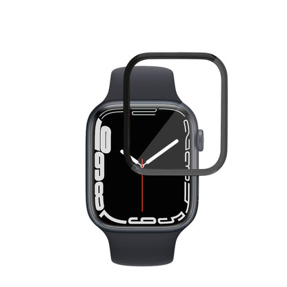 Ochranná fólia Techsuit Nano Flex pre Apple Watch Series 9 / 8 / 7 45mm, Plast, Sada 2 kusy, Čierna