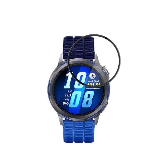 Ochranná fólia Techsuit Nano Flex na displej pre Huawei Watch GT Runner 2, Plast, Sada 2 kusy, Čierna