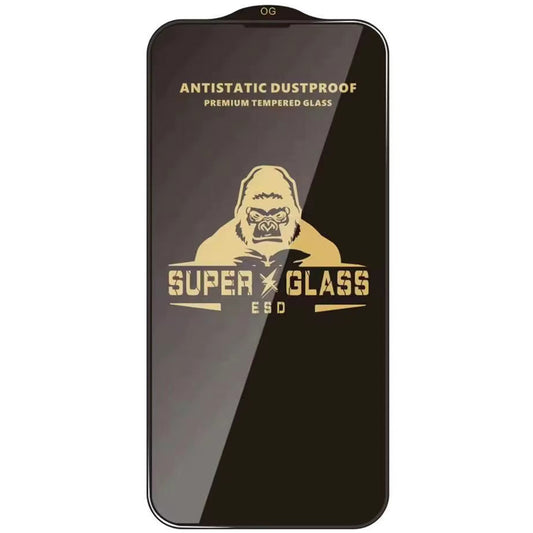Ochranná fólia na displej Techsuit pre Apple iPhone 18 Pro, tvrdené sklo, plné lepidlo, čierna