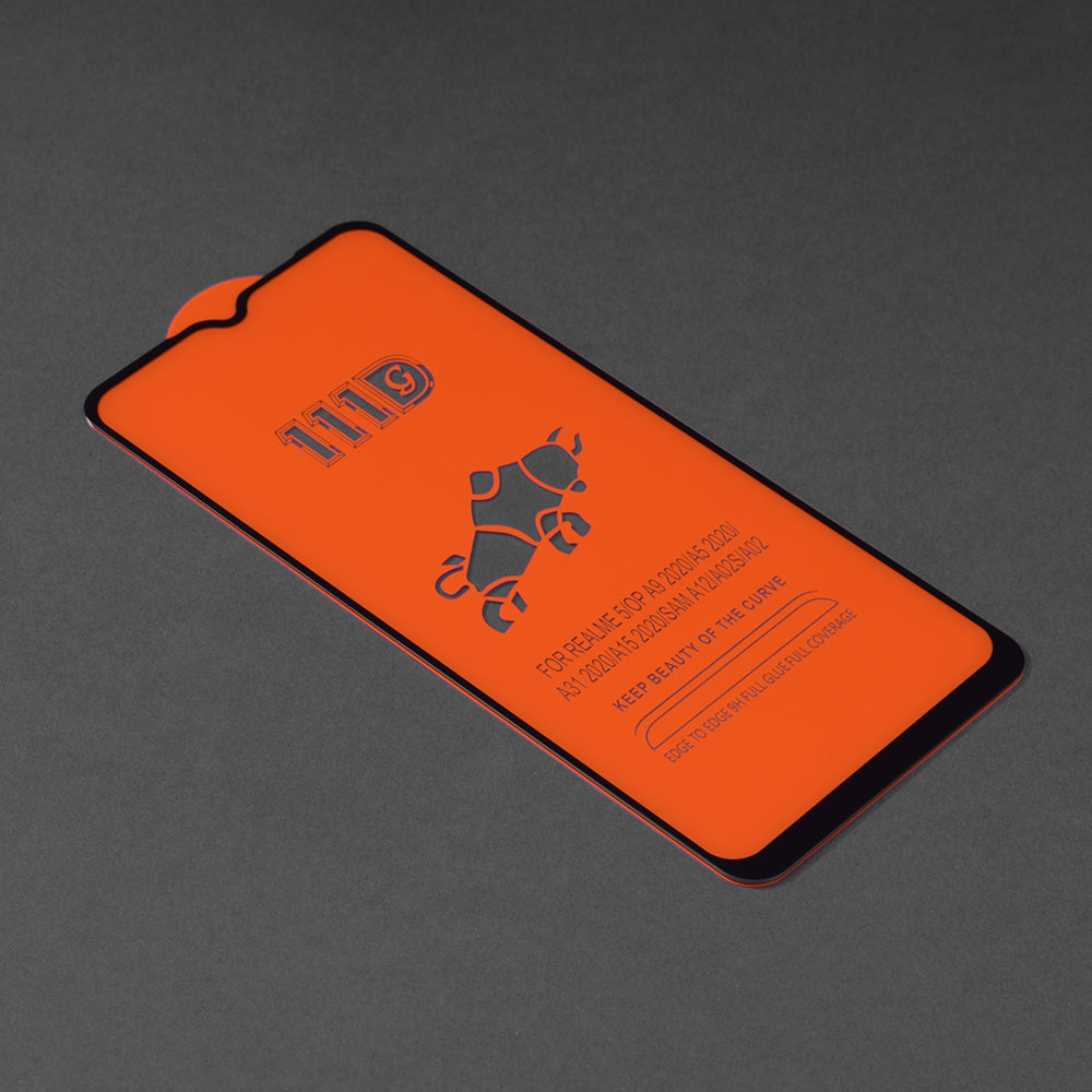 Ochranná fólia na displej Techsuit pre Honor 70 Lite / X6 / X8 5G, tvrdené sklo, plné lepidlo, 111D, čierna