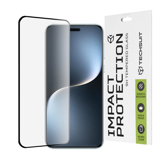 Ochranná fólia na displej Techsuit pre Honor Magic7 Pro, tvrdené sklo, Full Glue, 111D, čierna