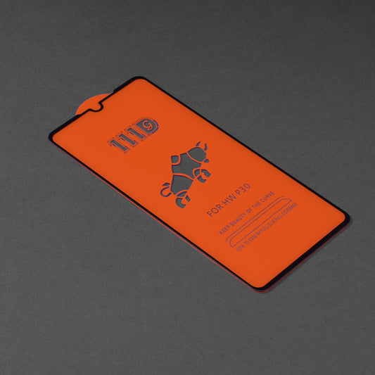 Ochranná fólia na displej Techsuit pre Huawei P30, tvrdené sklo, plné lepidlo, 111D, čierna
