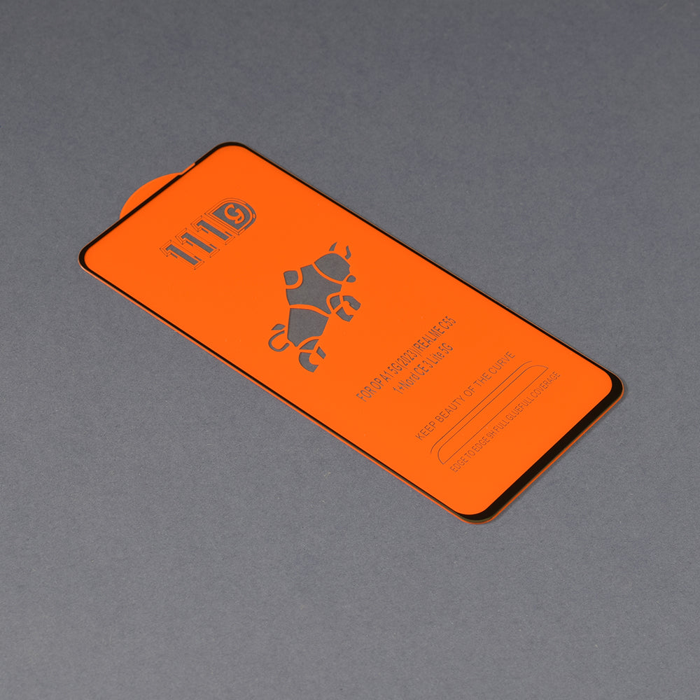 Ochranná fólia na displej Techsuit pre OnePlus Nord N30 SE / Oppo A79 / A98 / A58 4G, tvrdené sklo, Full Glue, 111D, čierna