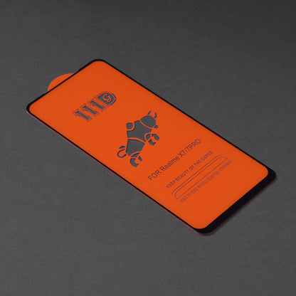 Ochranná fólia na displej Techsuit pre Oppo Reno4 Lite, tvrdené sklo, Full Glue, 111D, čierna