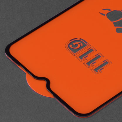 Ochranná fólia na displej Techsuit pre Samsung Galaxy F12 F127 / A12 Nacho A127 / M02 M022 / M12 M127, tvrdené sklo, plné lepidlo, 111D, čierna
