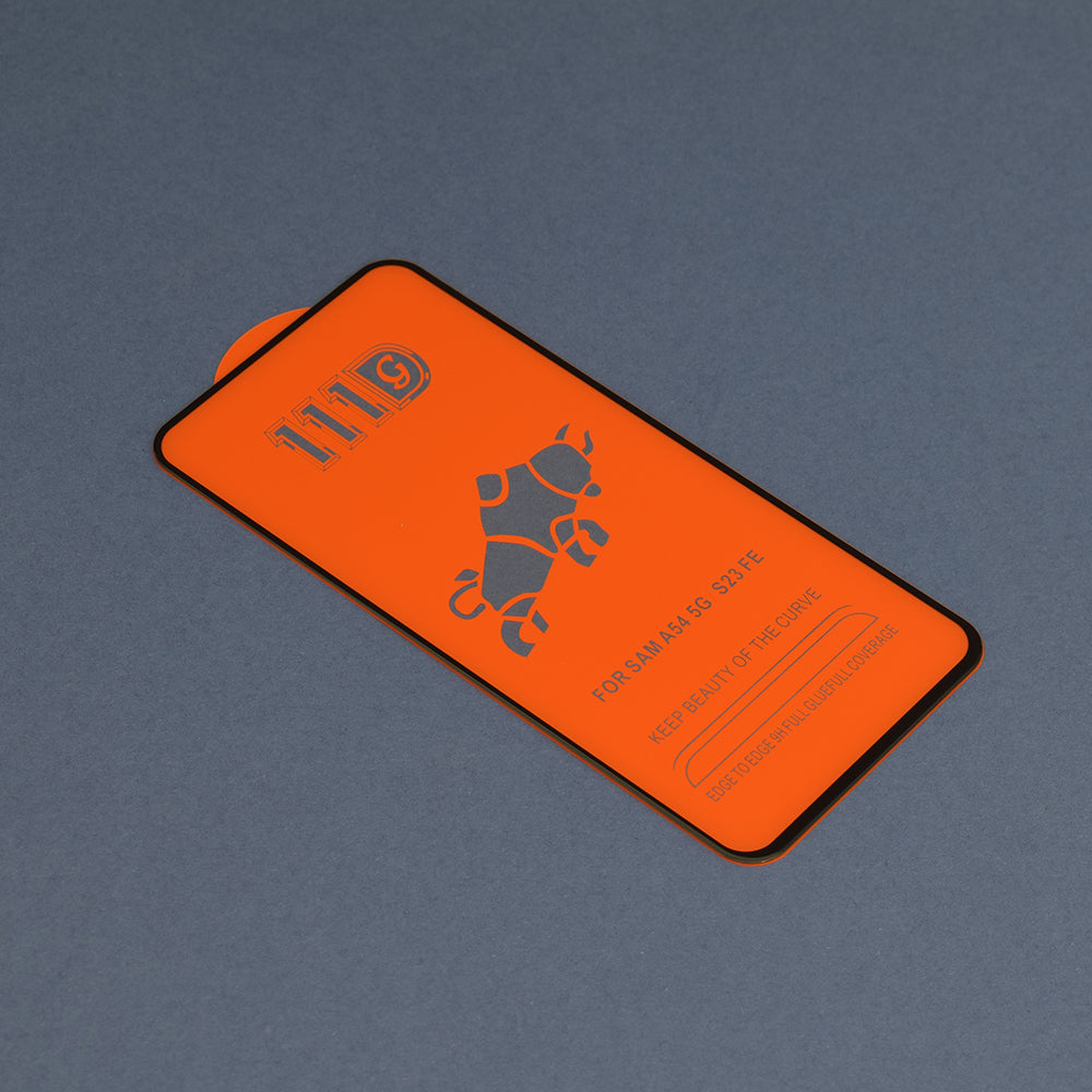 Ochranná fólia na displej Techsuit pre Samsung Galaxy S23 FE S711, tvrdené sklo, Full Glue, 111D, čierna