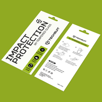Techsuit Screen Protector for Xiaomi Poco X8 Pro, Tempered Glass, Full Glue, 111D, Black