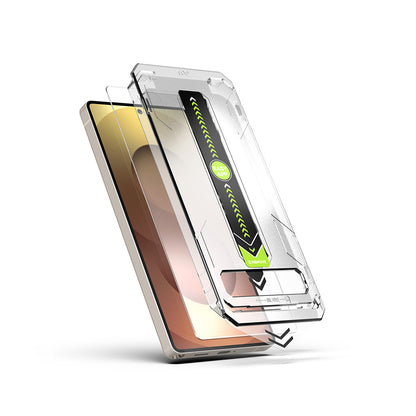 Ochranná fólia na displej Techsuit TitanGlass CrystalHD pre Samsung Galaxy A56 A566 / S24 FE S721, tvrdené sklo, plné lepidlo