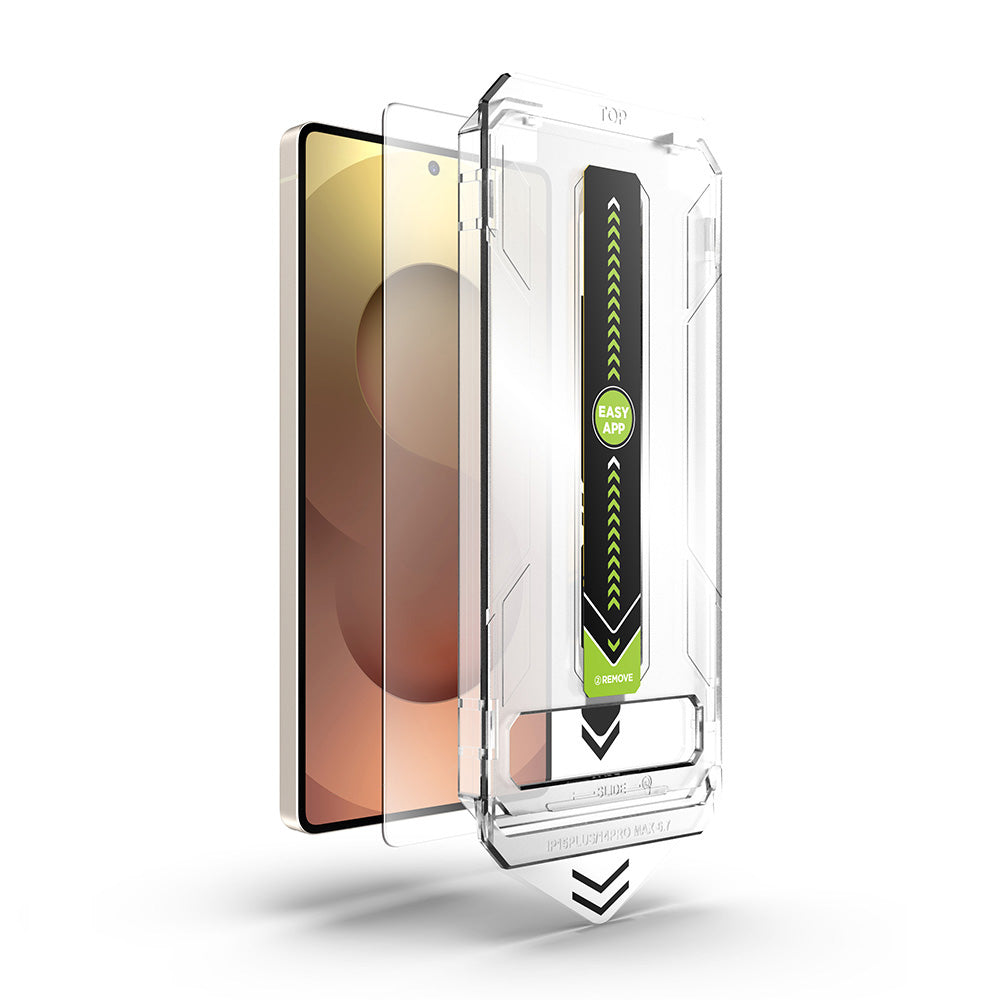 Ochranná fólia na displej Techsuit TitanGlass CrystalHD pre Samsung Galaxy A56 A566 / S24 FE S721, tvrdené sklo, plné lepidlo
