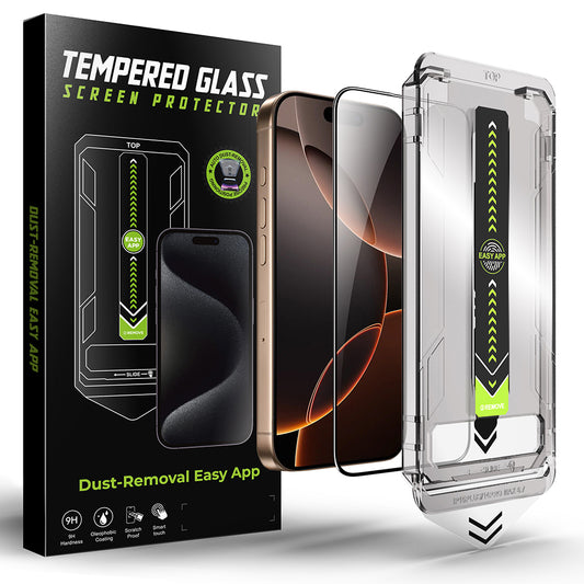 Ochranná fólia na displej Techsuit TitanGlass pre Apple iPhone 11 Pro Max / XS Max, tvrdené sklo, plné lepidlo, čierna