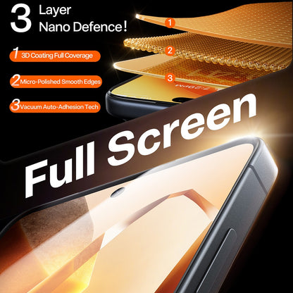 Torras GlassGo Install Master Screen Protector for Samsung Galaxy S26 Plus, Tempered Glass, Full Glue, Transparent