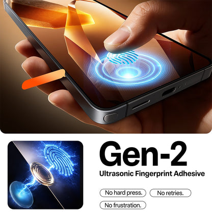 Torras GlassGo Install Master Screen Protector for Samsung Galaxy S26 Ultra, Tempered Glass, Full Glue, Transparent