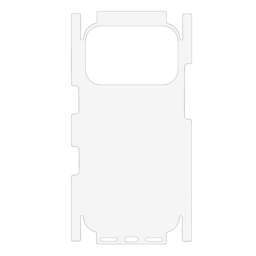 OEM zadný ochranný film pre Apple iPhone 17 Pro Max, plastový
