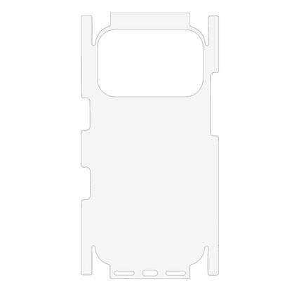 OEM zadný ochranný film pre Apple iPhone 17 Pro Max, plastový