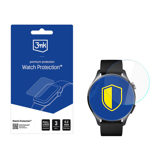 Ochranná fólia 3MK Arc pre Xiaomi Watch 5, Sada 3 kusy, Plast