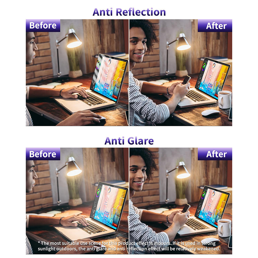 Fólia na ochranu obrazovky Anti Blue Light Techsuit VisionProX pre Laptop 14inch, Plast